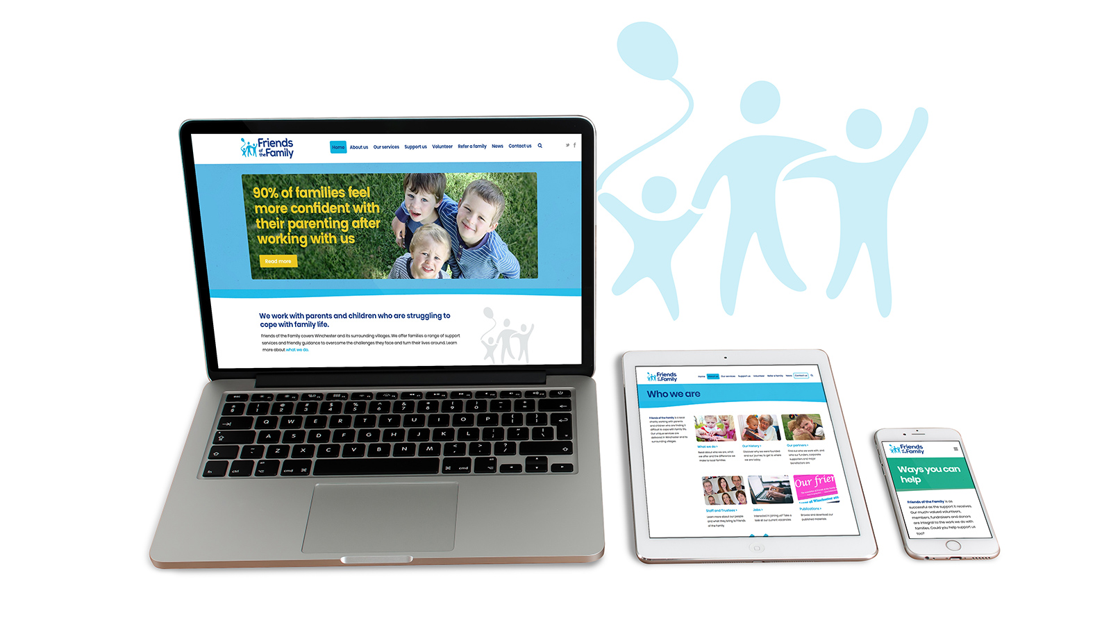 Not for profit website and branding, Winchester
