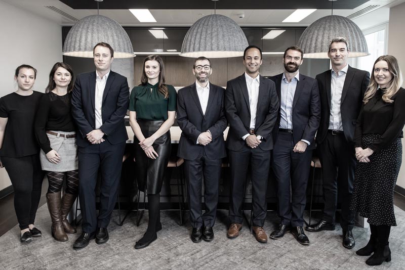 Bespoke photography of team