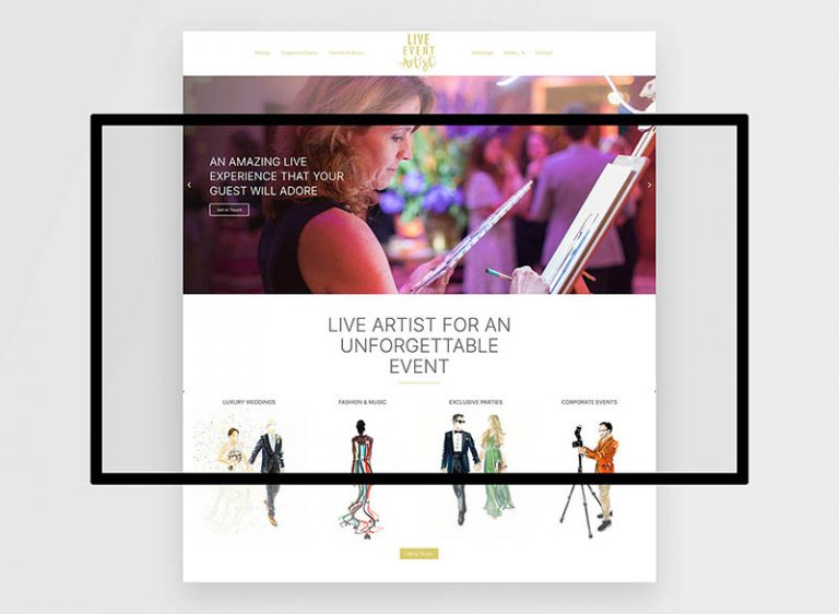 Artist Website Design Winchester in Hampshire