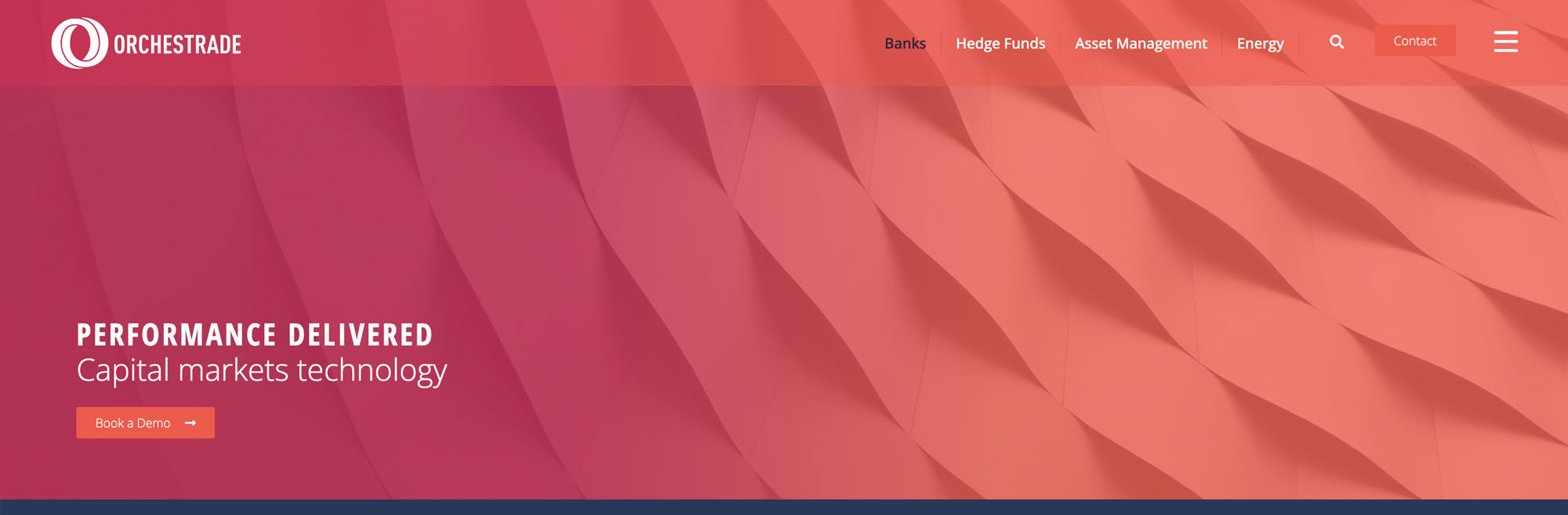 Fintech trading platform -web design