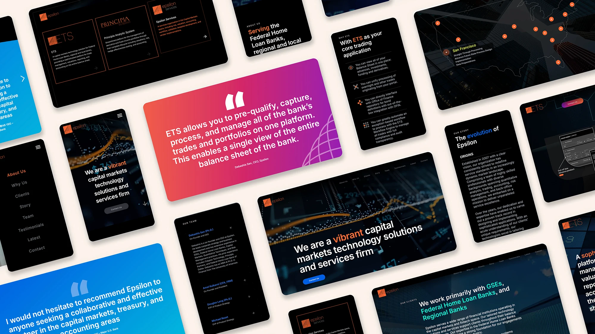 Technology firm - web design and build
