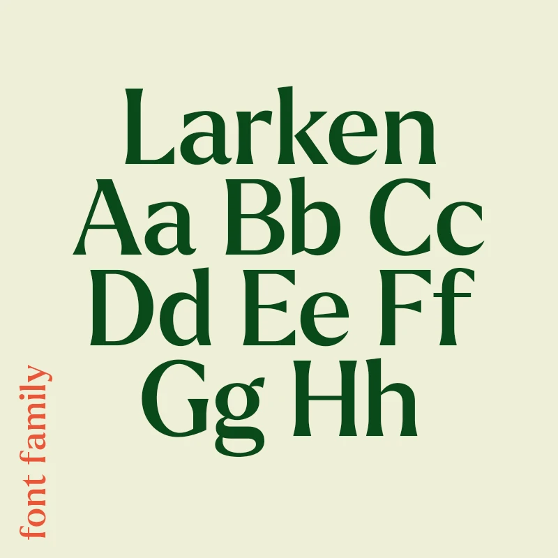 Typography for wine project