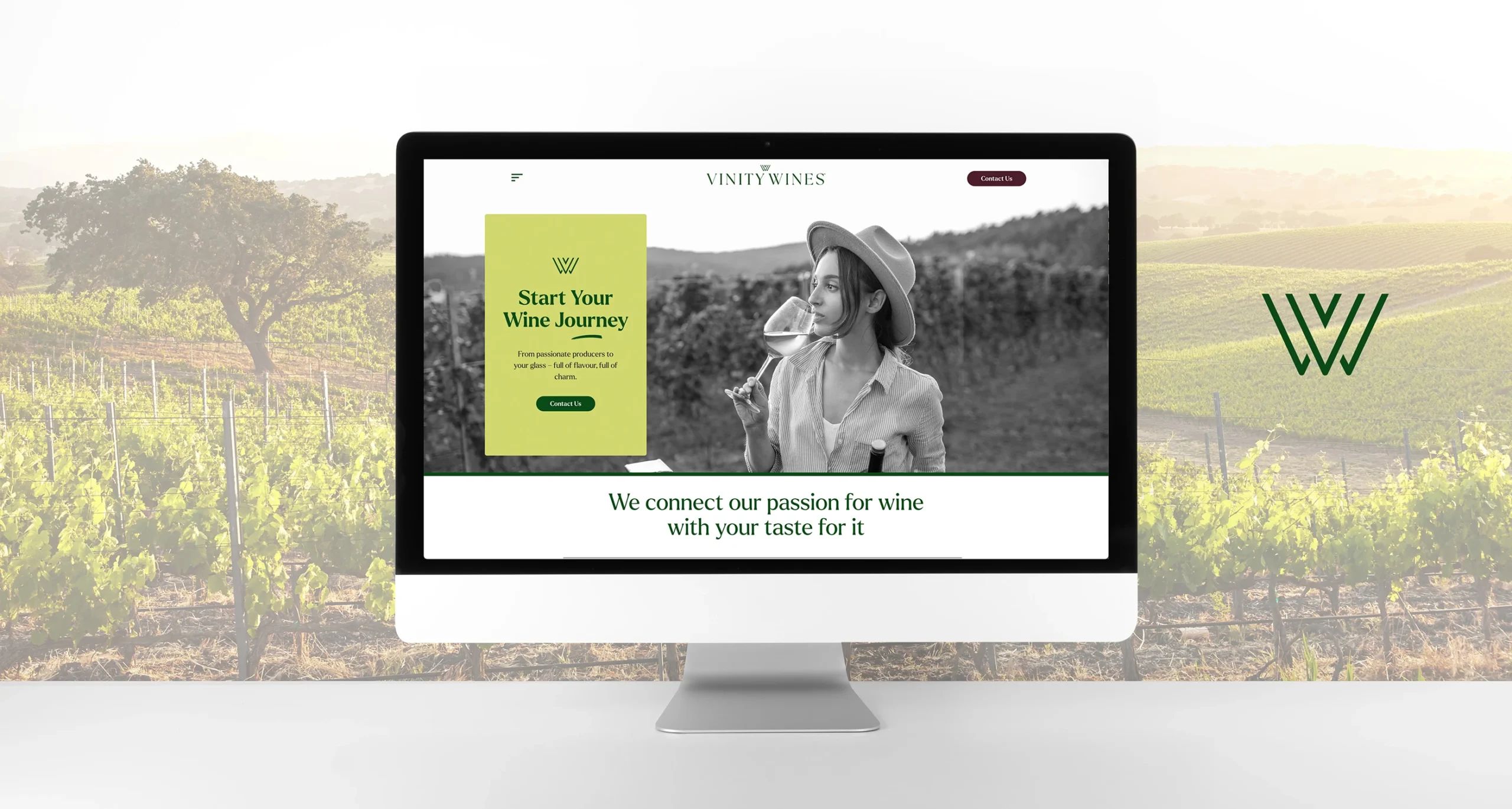 Wine company - Website Design Project