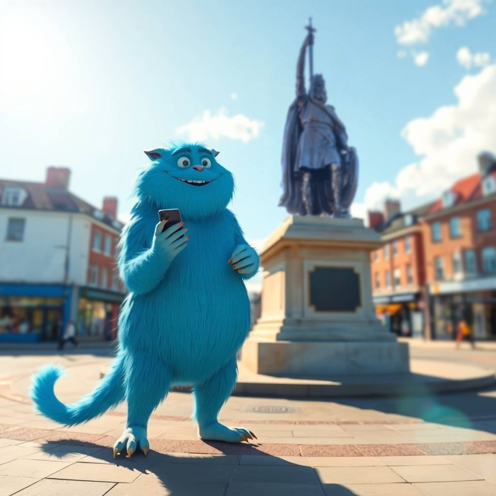 A furry monster found Winchester through local business website